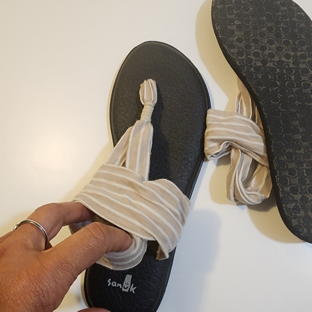 SANUK Yoga sling Fabric sandals size 9 - Picture 9 of 10